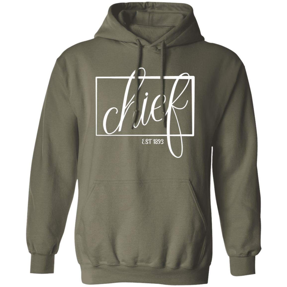 Chief 1893 White Pullover Hoodie