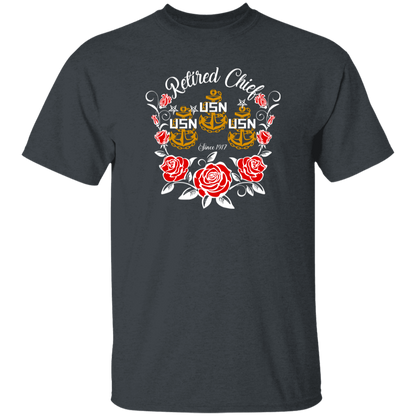 Retired Chief Rose 5.3 oz. T-Shirt