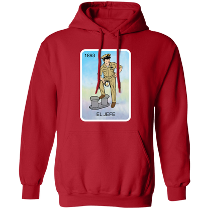 El Jefe Brown Shoe Card Pullover Hoodie