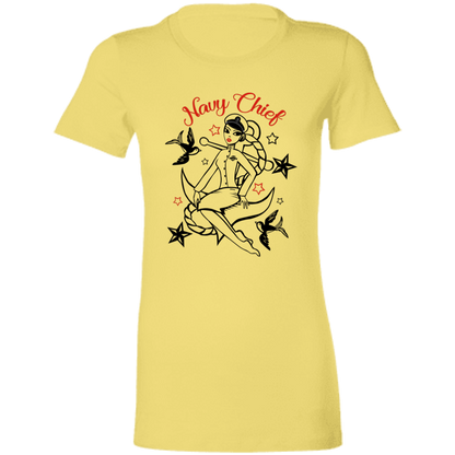 Navy Chief Pin Up Ladies' Favorite T-Shirt