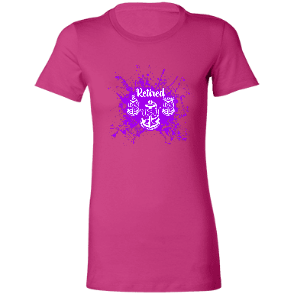 Retired Chief Purple Paint Ladies' Favorite T-Shirt