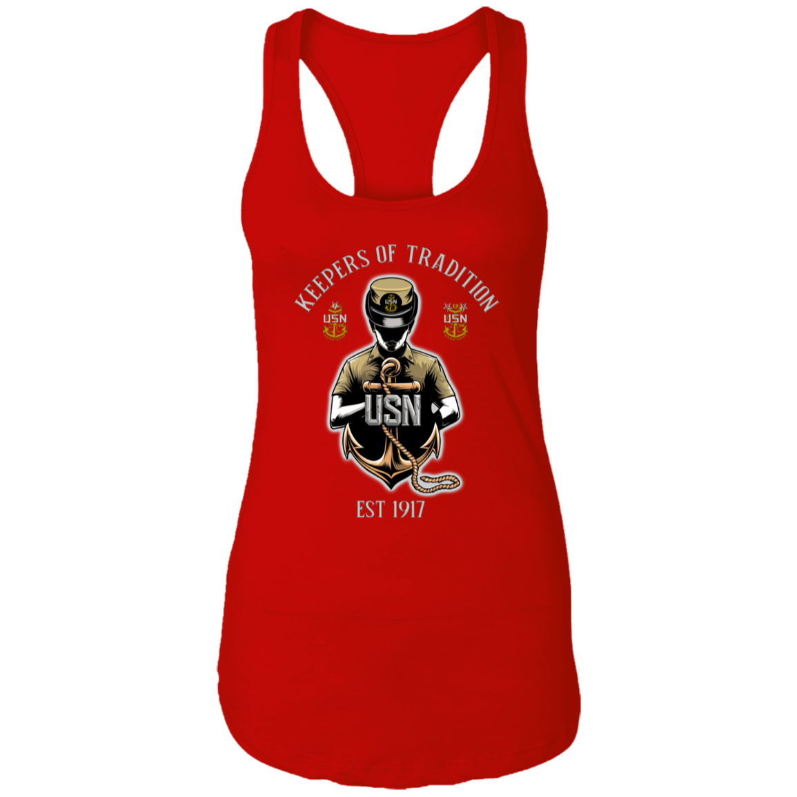 Keepers of Tradition W Ladies Racerback Tank