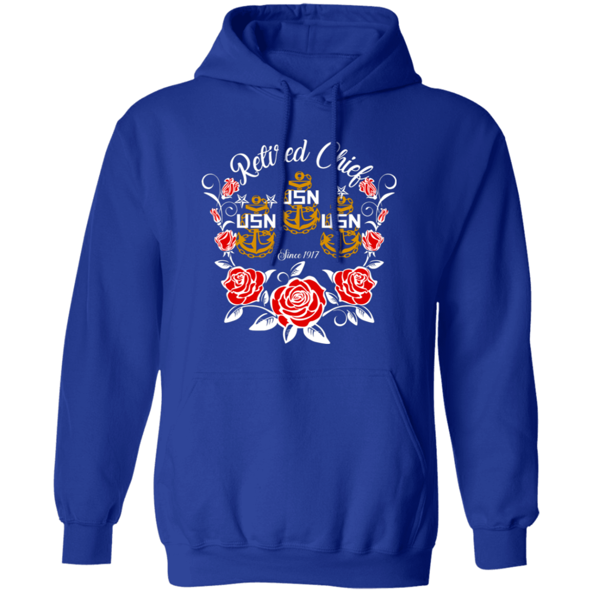 Retired Chief Rose Pullover Hoodie