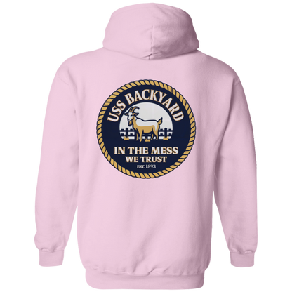 USS Backyard FB Pullover Hoodie