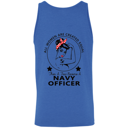 Navy Girl Officer FB Unisex Tank