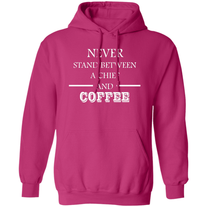 Coffee Love White Design Pullover Hoodie