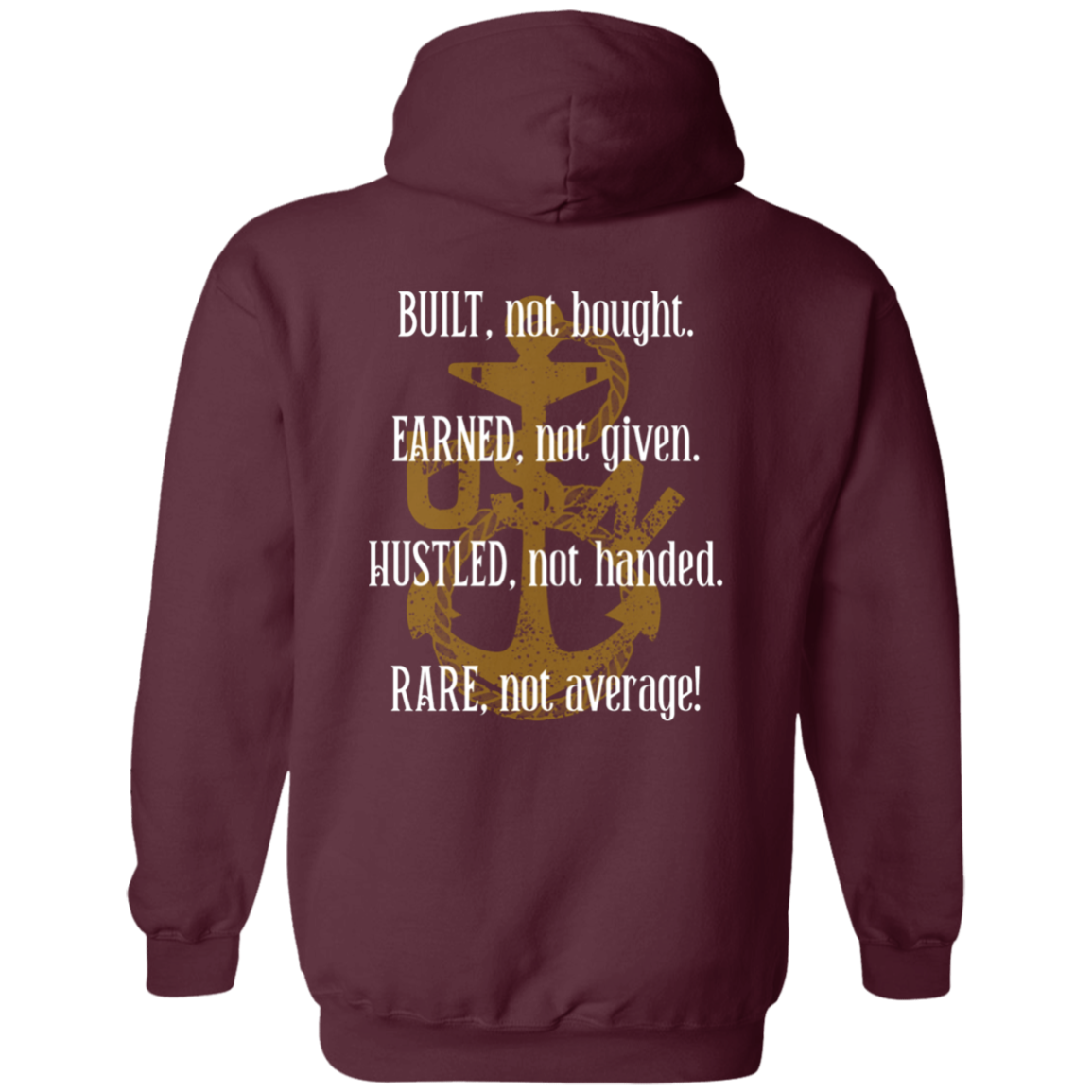 Built Not Bought Pullover Hoodie