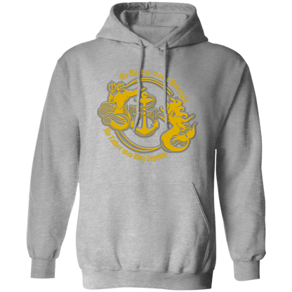 Me Mother and Father Gold Pullover Hoodie
