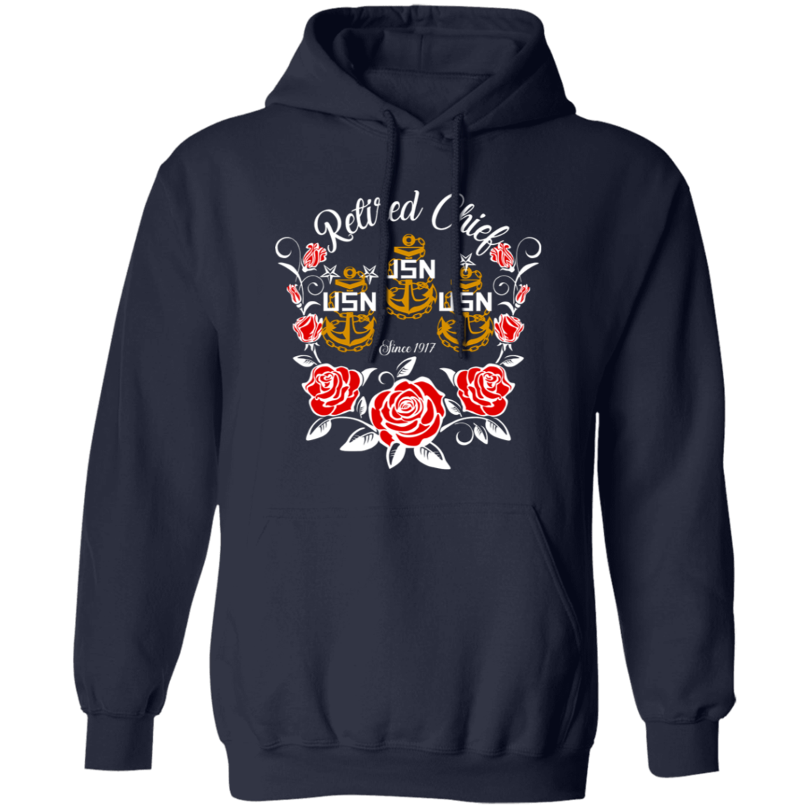 Retired Chief Rose Pullover Hoodie