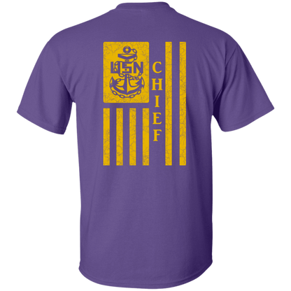 Chief Flag Front and Back 5.3 oz. T-Shirt