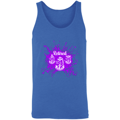 Retired Chief Purple Paint Unisex Tank