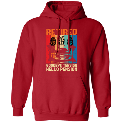 Retired Hello Pension Pullover Hoodie
