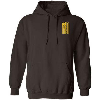 Retired Senior Chief Flag FB Pullover Hoodie