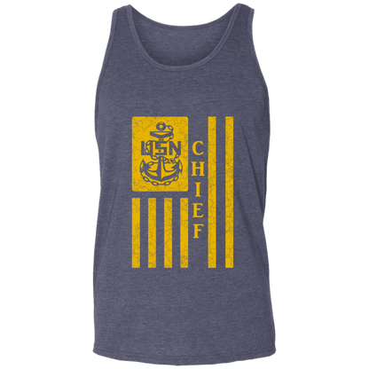 Chief Flag Gold Unisex Tank