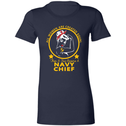Navy Girl Chief Gold Ladies' Favorite T-Shirt