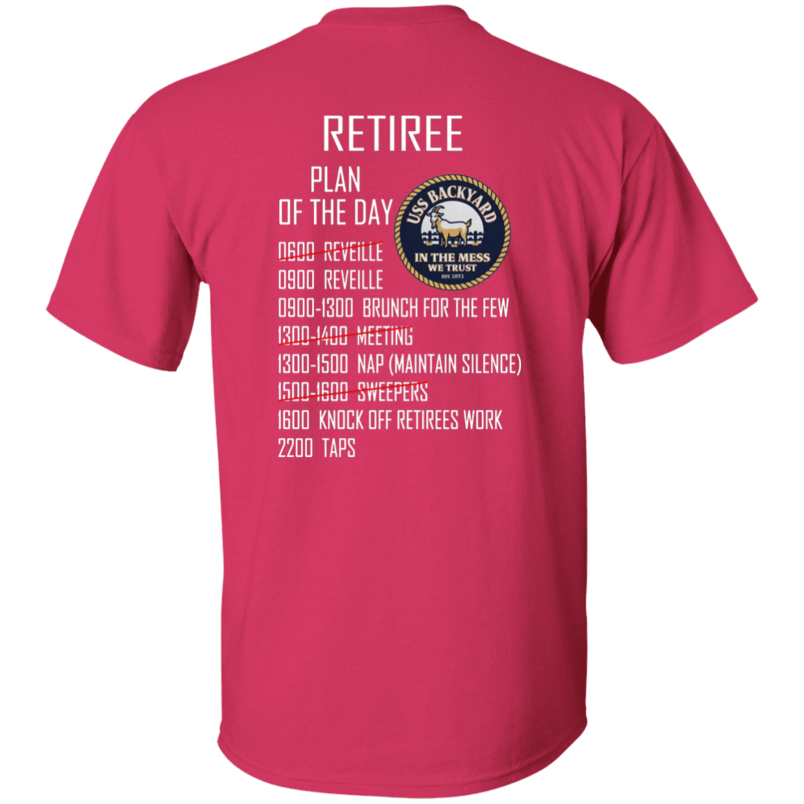 Retiree POD 5.3 oz. T-Shirt