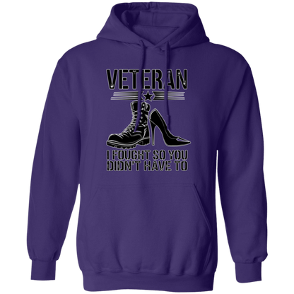 Veteran I Fought Pullover Hoodie