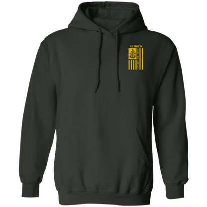 Retired Senior Chief Flag FB Pullover Hoodie