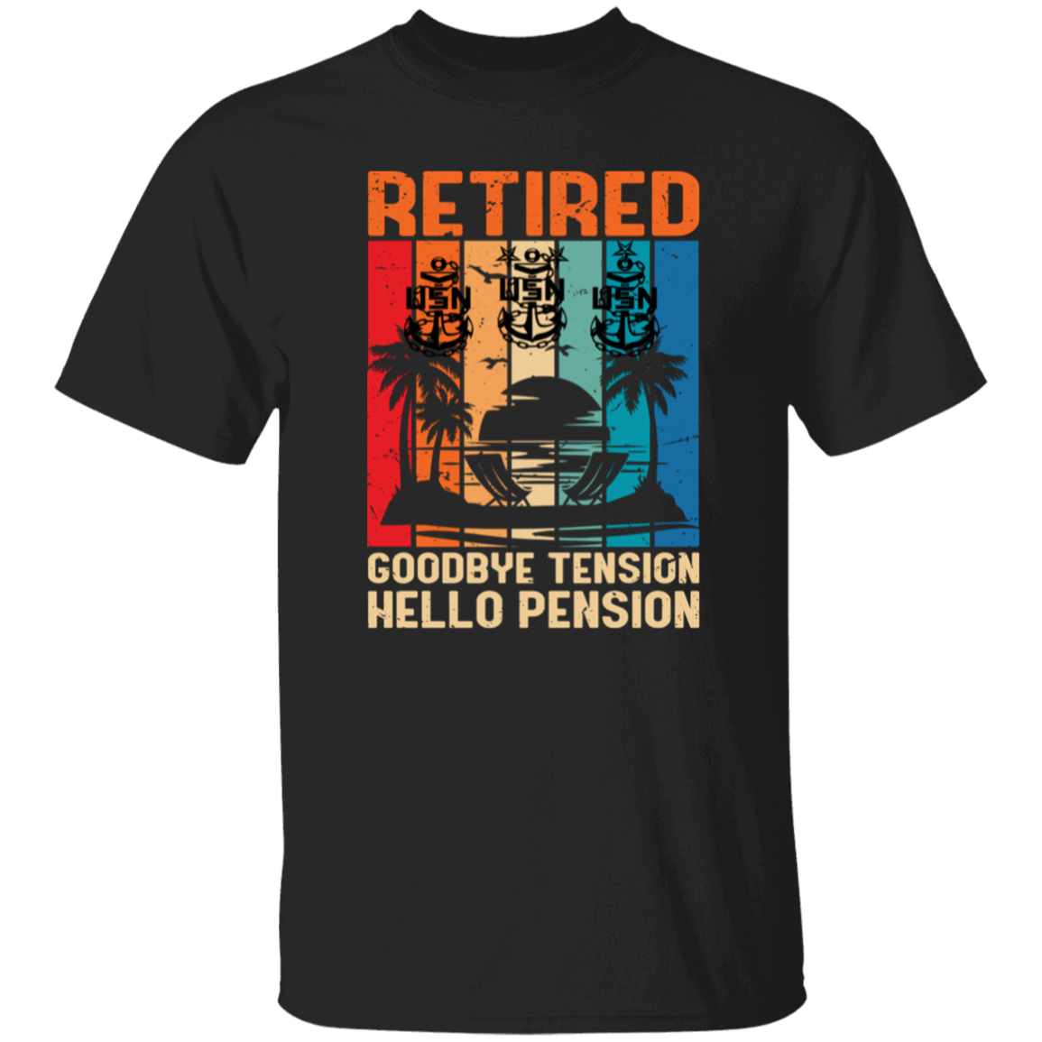 Retired Hello Pension 5.3 oz. T-Shirt