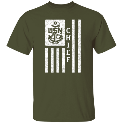 Chief Flag White 5.3 oz. T-Shirt