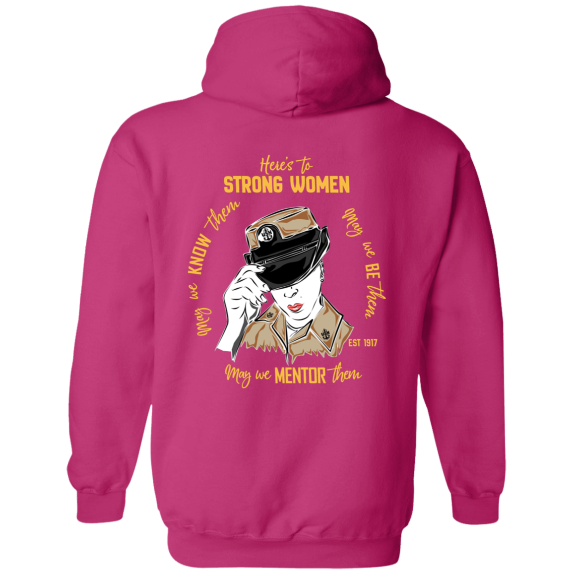 Strong Woman FB Pullover Hoodie