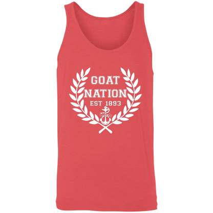 Goat Nation White Unisex Tank