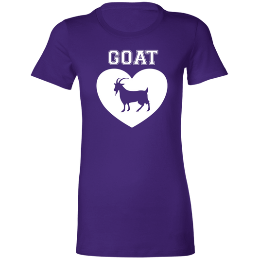 Goat Heart White Ladies' Favorite T-Shirt