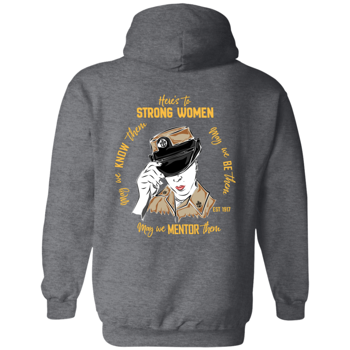 Strong Woman FB Pullover Hoodie