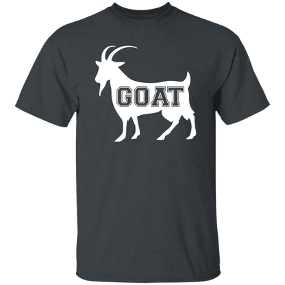GOAT White 5.3 oz. T-Shirt