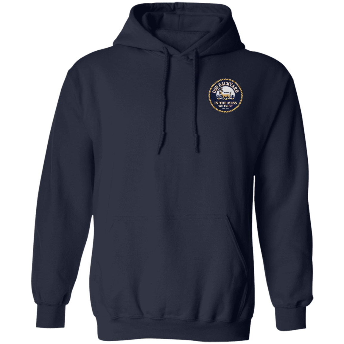 USS Backyard FB Pullover Hoodie