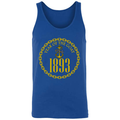 Year of the Goat Gold Unisex Tank