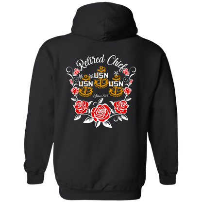 Retired Chief Rose FB Pullover Hoodie