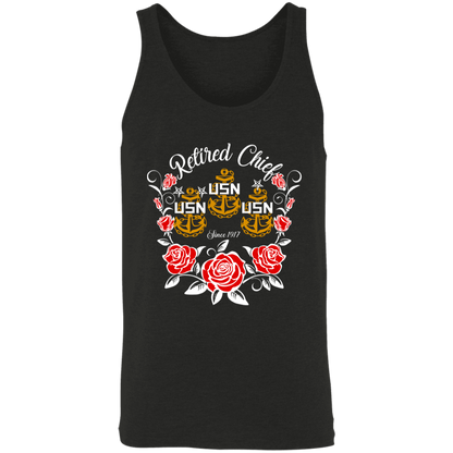 Retired Chief Rose Unisex Tank