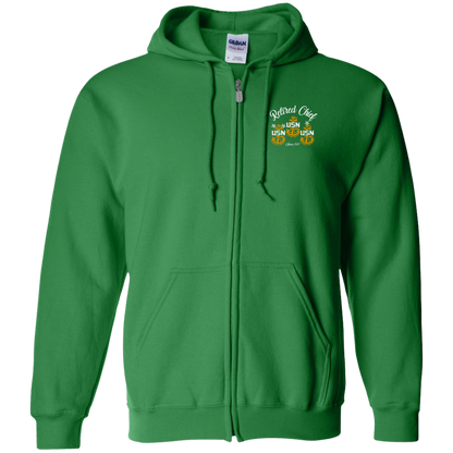 Retired Chief Rose Zip Up Hooded Sweatshirt