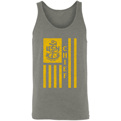 Chief Flag Gold Unisex Tank