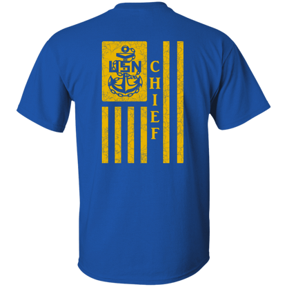 Chief Flag Front and Back 5.3 oz. T-Shirt