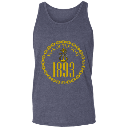 Year of the Goat Gold Unisex Tank