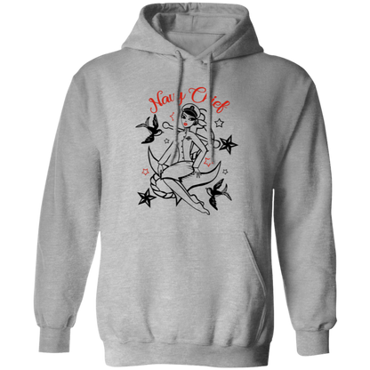 Navy Chief Pin Up Pullover Hoodie