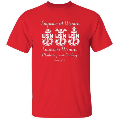 Empowered Women White Design 5.3 oz. T-Shirt