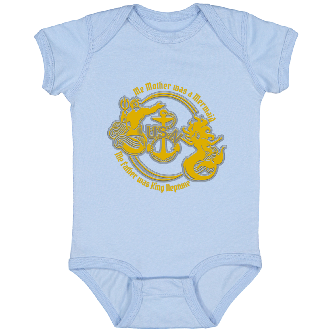 Me Mother and Father Infant Jersey Bodysuit Onsie
