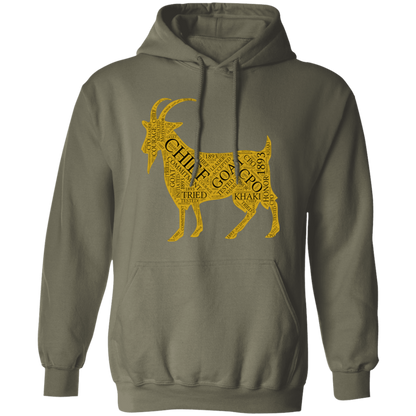 Goat Word Gold Pullover Hoodie