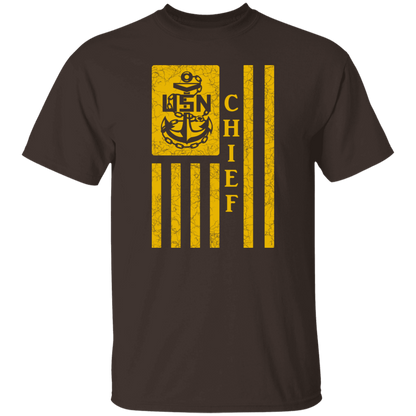 Chief Flag Gold 5.3 oz. T-Shirt