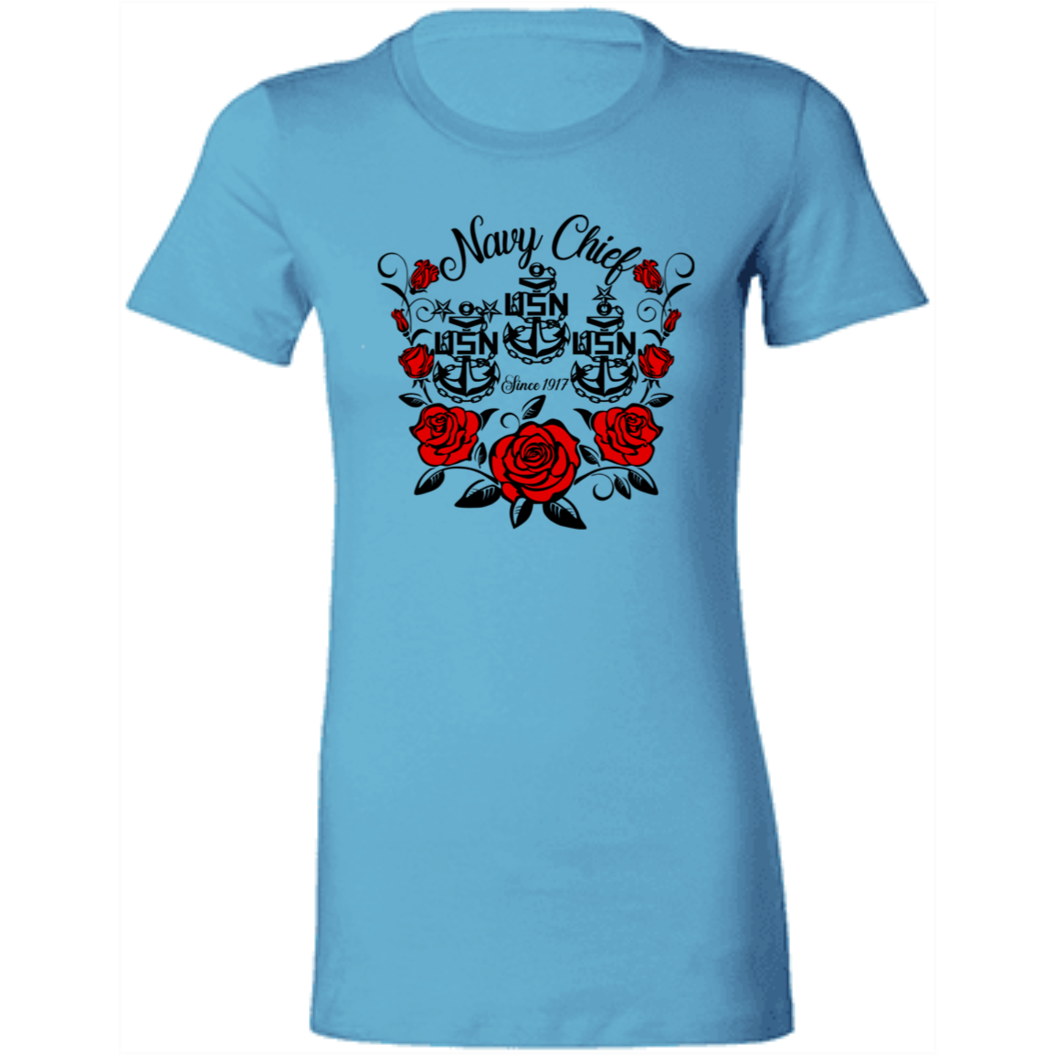 Navy Chief Rose Ladies' Favorite T-Shirt
