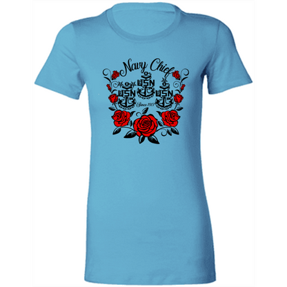 Navy Chief Rose Ladies' Favorite T-Shirt