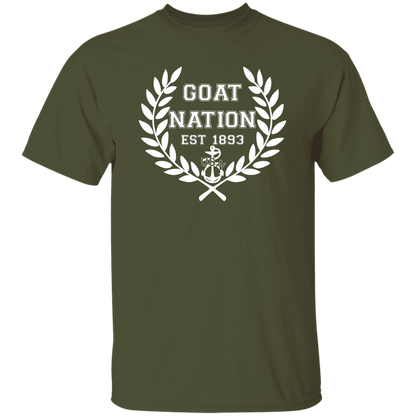 Goat Nation White 5.3 oz. T-Shirt