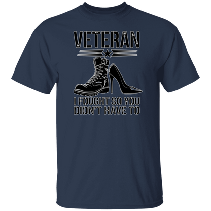Veteran I Fought 5.3 oz. T-Shirt