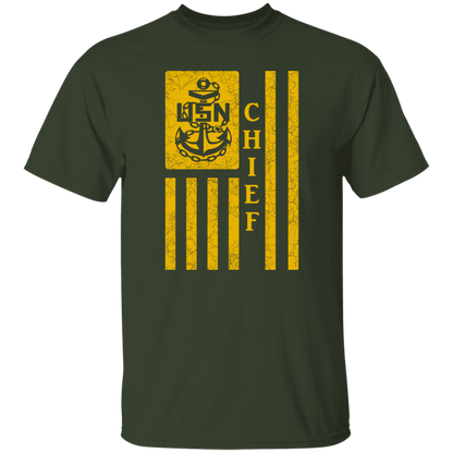 Chief Flag Gold 5.3 oz. T-Shirt