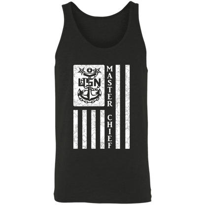 Master Chief Flag White  Unisex Tank