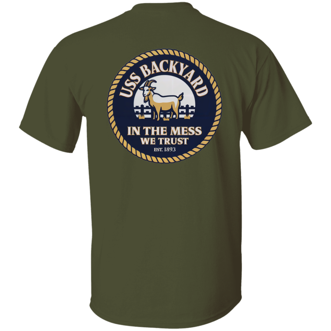 USS Backyard FB 5.3 oz. T-Shirt