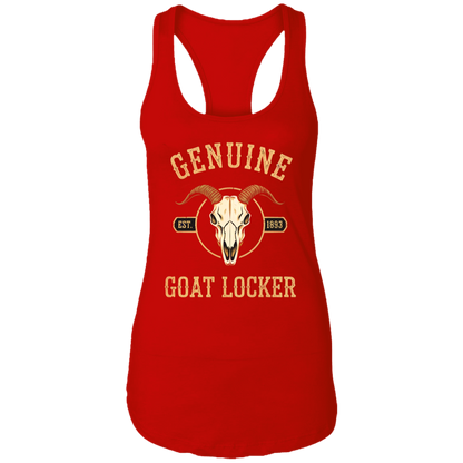 Genuine Goat Locker Ladies Racerback Tank
